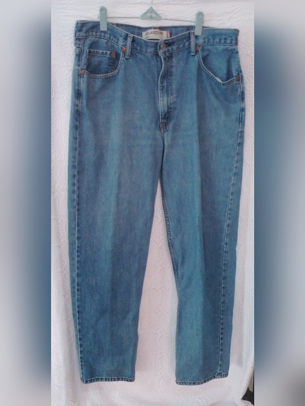 Vintage Levi's 550 Relaxed Fit Tapered Leg Jeans Medium Wash Blue Denim